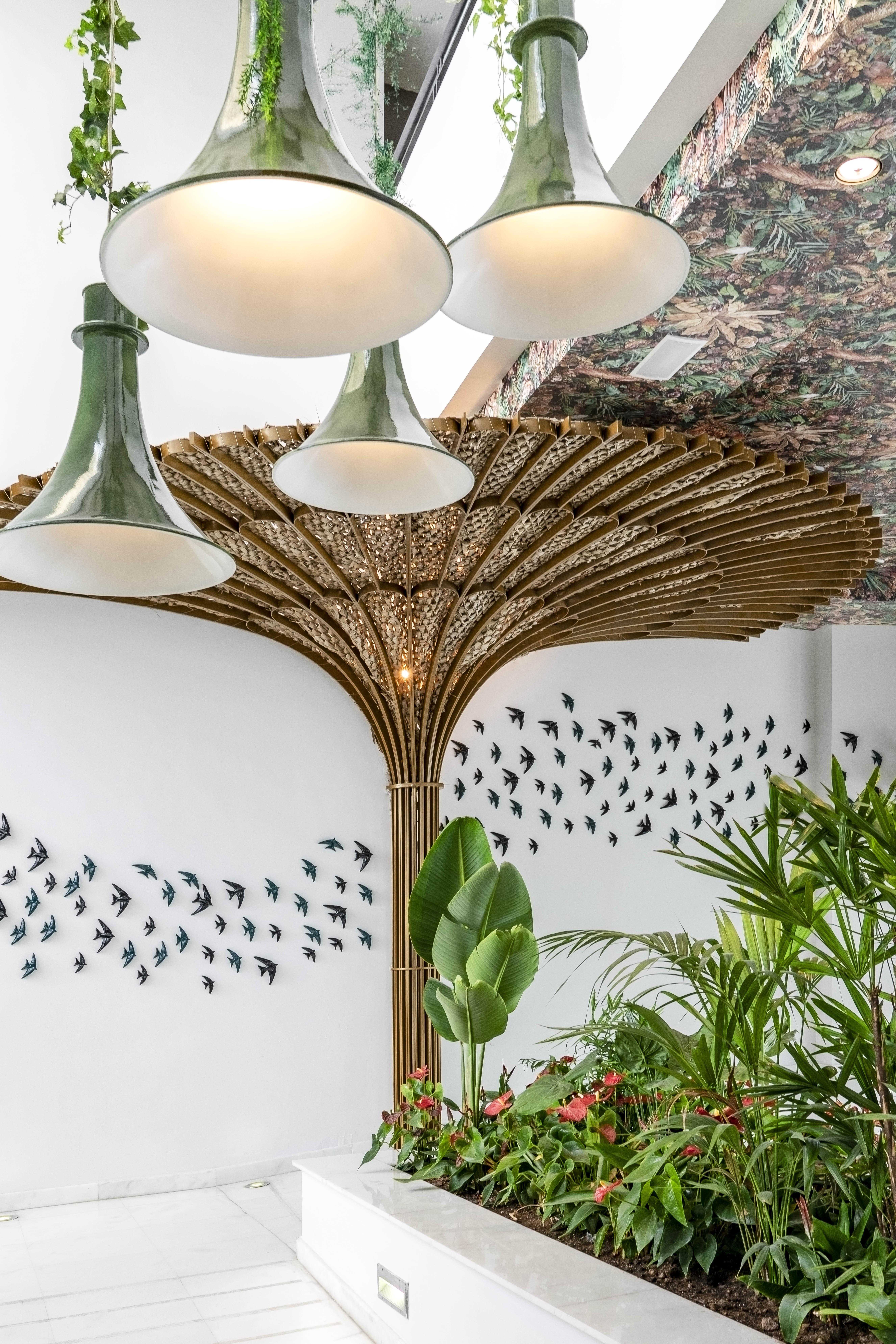 โรงแรมวินชี่ ซีเลคซิออน โปซาด้าเดลปาชิโอ มาลากา ภายนอก รูปภาพ Detail of the ceiling